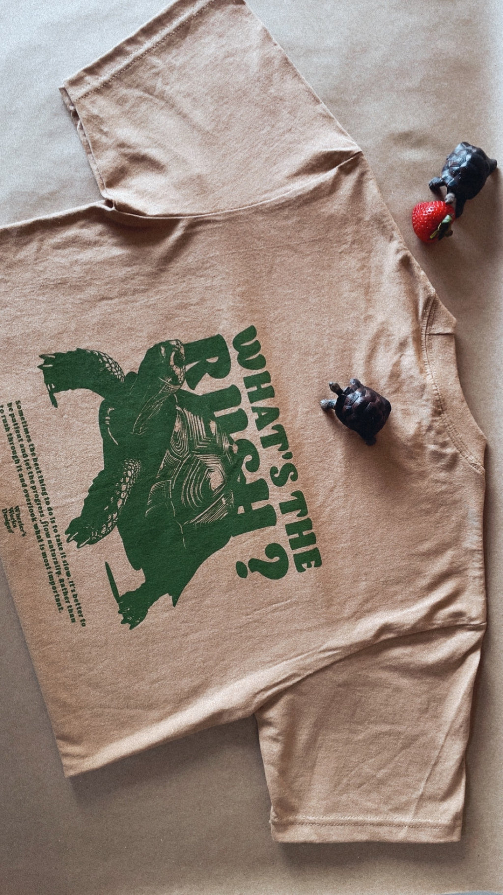 "WHAT'S THE RUSH" CREWNECK