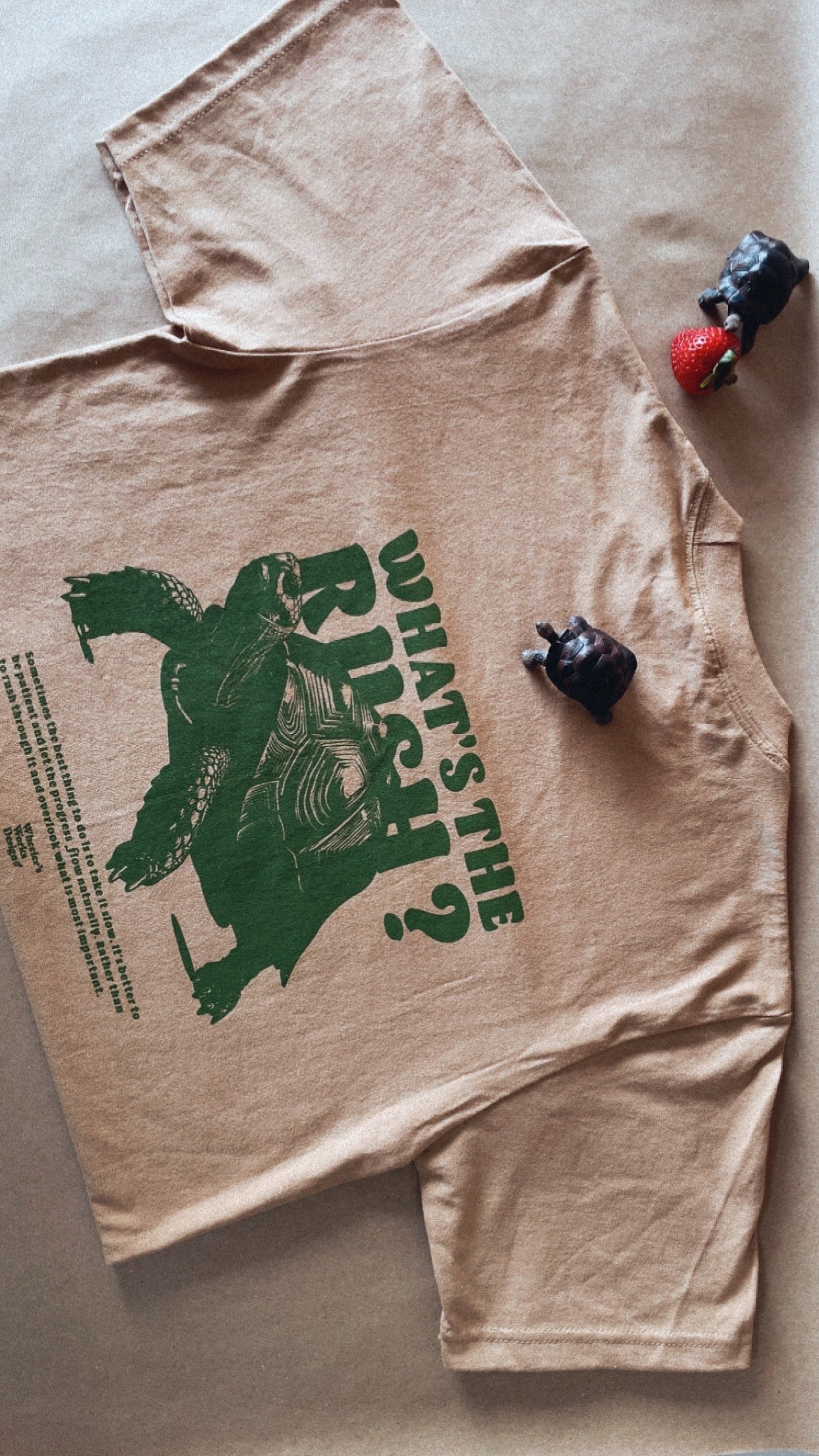 "WHAT'S THE RUSH" CREWNECK