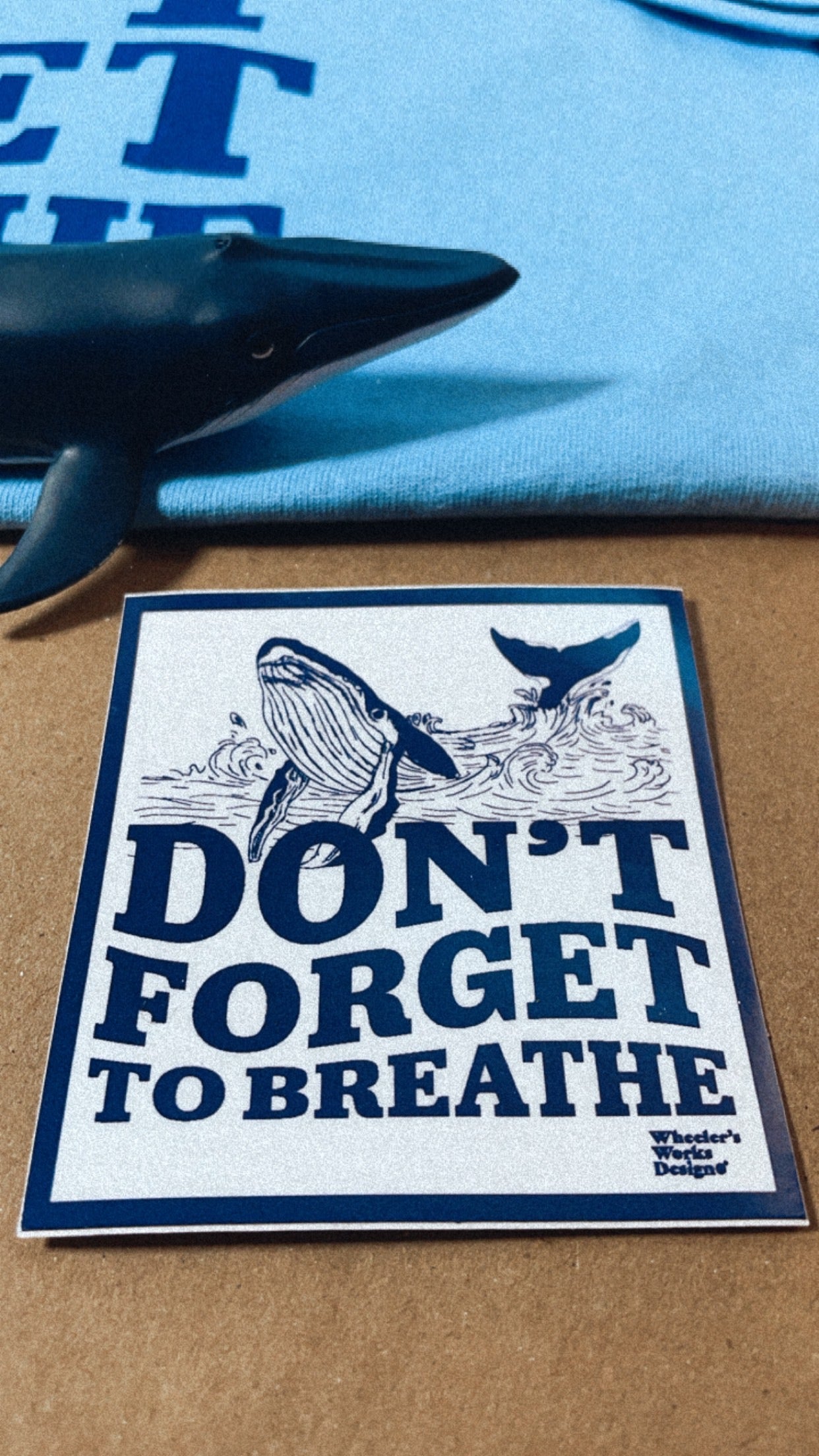 "DON'T FORGET TO BREATHE" CREWNECK